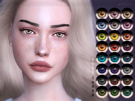 Angissis Eyes Sonya Sims 4 Cc Eyes Sims Makeup
