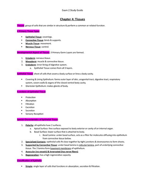 Anatomy And Physiology Chapter 2 Study Guide Answers Study Poster
