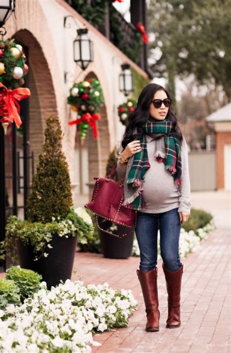 27 Stylish Maternity Winter Outfits To Enjoy The Season Styleoholic
