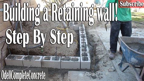 How To Build A Retaining Wall Easy Guide Diy Building A Retaining