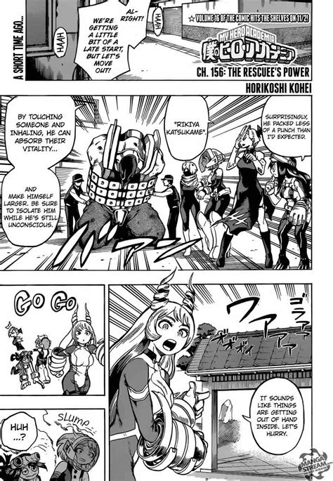 Read My Hero Academia Chapter 156 Mangafreak