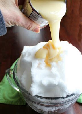 This sneaky version is made with condensed milk, so all the hard work has been done for you. Cooking With Carlee: Sweetened Condensed Milk Snow Ice Cream