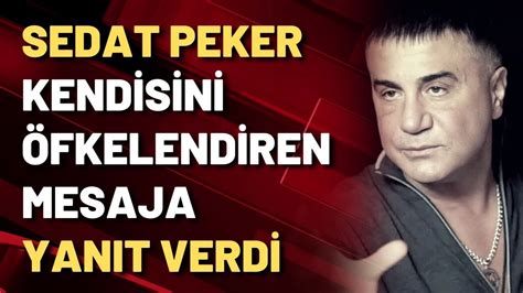 Sedat Peker den Levent Göktaş a yanıt geldi YouTube