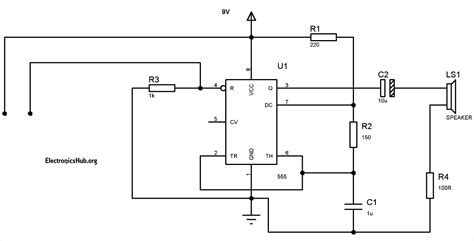 The practicality of the components involved limits the time between pulses. Water Level Alarm Using 555 Timer Circuit Diagram ...
