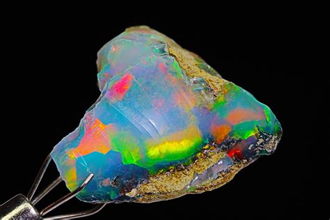 Opal Rough Gemstone Raw Opal Stone Multi Fire Welo Opal Raw Etsy