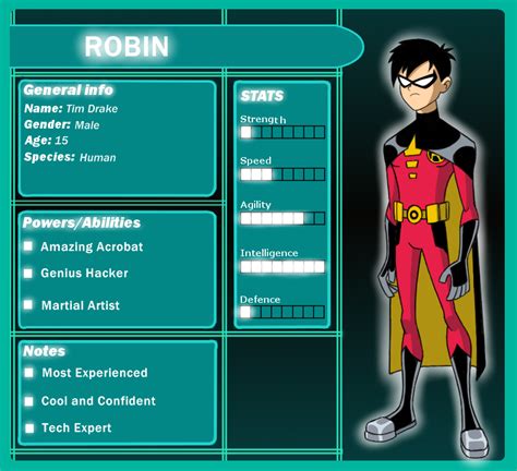 Robin Ii Teen Titans Reloaded By Celsohenrique On Deviantart