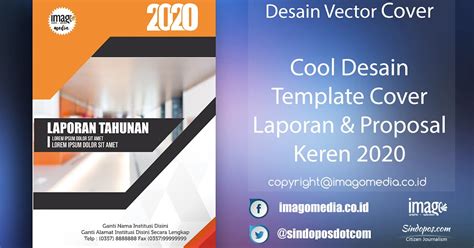 Download Cool Desain Template Cover Laporan Dan Proposal Keren 2020