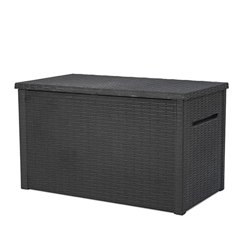 Keter Java Xxl 230 Gallon Outdoor Storage Deck Box Grey