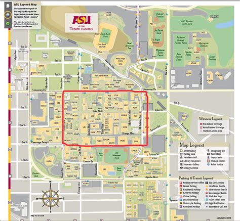 28 Asu Tempe Campus Map Maps Database Source