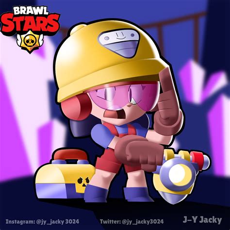 J Y Jacky New Brawler Jacky Brawl Stars Fanart