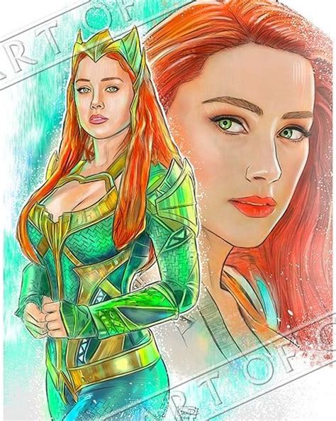 Art Of Gard Na Instagramie „mera Aquaman Mera Aquaman Amberheard