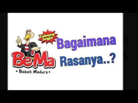 Warung bebek goreng madura cabang jogja (disingkat bema), tepat ada di sudut gang sebelah kiri jalan, tempatnya bersih dan enak untuk dijadikan tempat makan yang nyaman. Bagaimana Rasa Bebek Madura Jogja paling Enak - YouTube