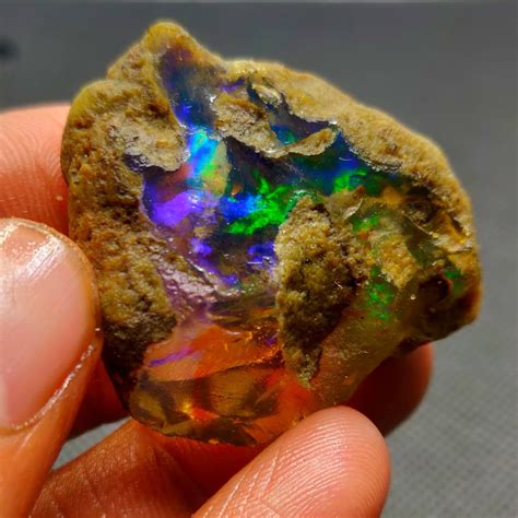 Top Quality Opal Raw Rock Weight 91crt Welo Fire Opal Rough Etsy