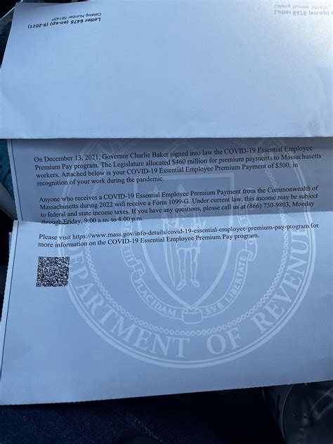 Did anyone else receive an unexpected $500 essential employee check