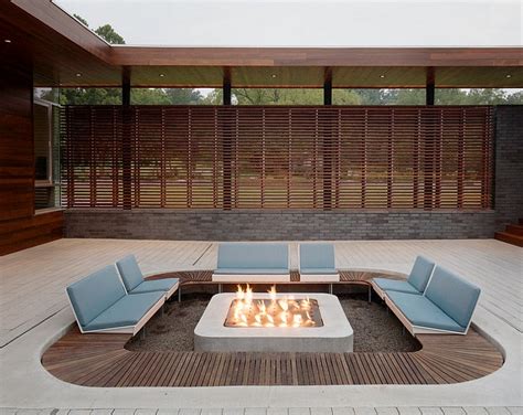 Elevate The Style Quotient Of Your Outdoor Lounge With Sunken Seating