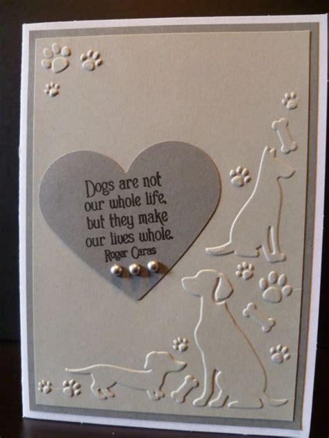 Easily customize greeting cards for every event. Handmade Dog Sympathy Card, Pet Sympathy | Pet sympathy ...