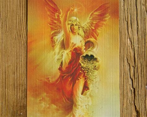 Fortune Angel Goddess Abundance Wealth Riches Balance Etsy