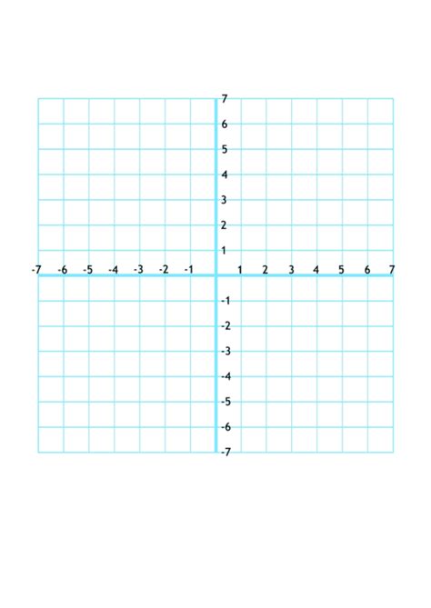 Printable Graph Paper With Axis And Numbers Pdf Writing And Bullet
