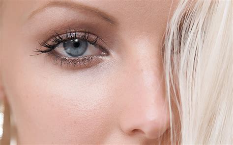 X Px Free Download HD Wallpaper Veronika Simon Blonde Blue Eyes Closeup Human