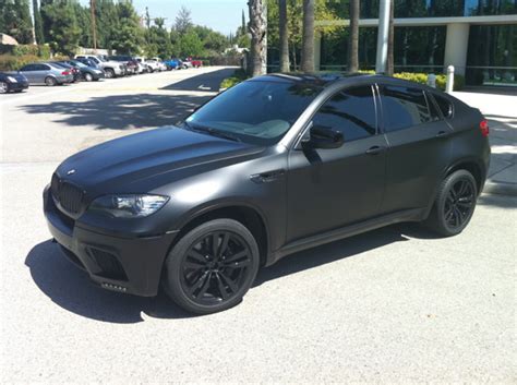 The x6 m sees only minor trim changes for 2018. BMW X6 M Wrapped in Matte Black - Diamond Black Exteriors - DBX Wraps
