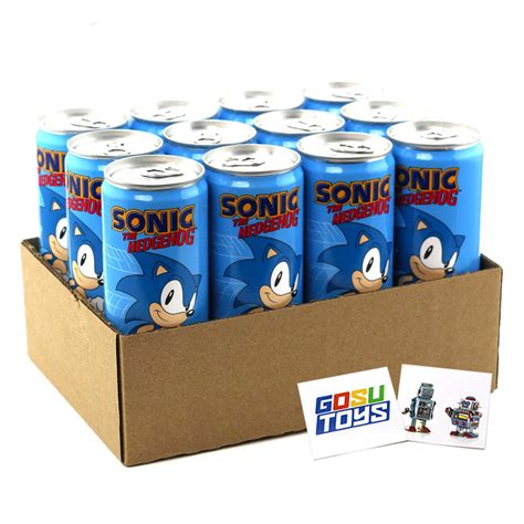 Sonic The Hedgehog Speed Energy Drink 12 Oz Can Ph