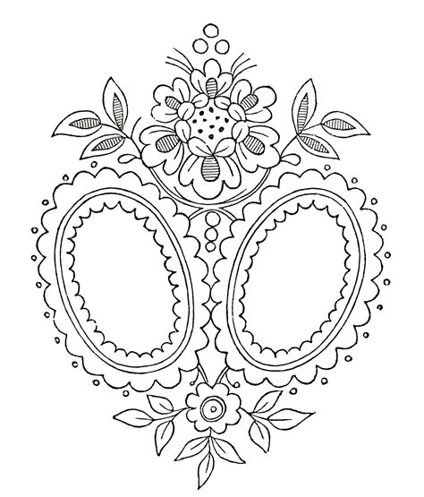 Printable Flower Embroidery Patterns