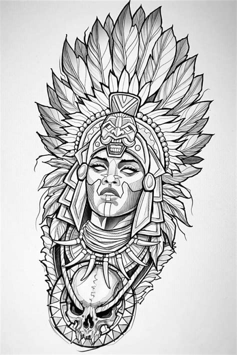 Artteehall Shop Redbubble In 2021 Aztec Tattoo Designs Tattoo Stencil Outline Tattoo Drawings