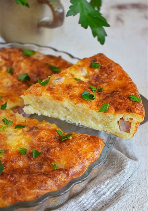 Easy Crustless Quiche Recipe Ham And Cheese