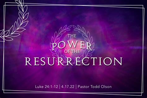 Easter Sunday The Power Of The Resurrection First Evangelical Free