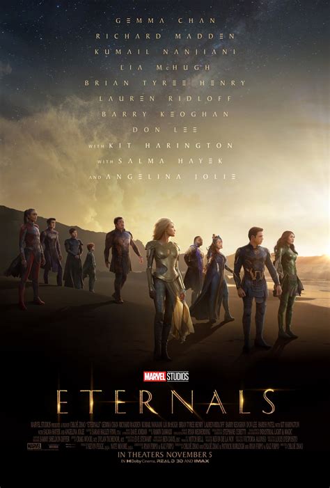 Eternals Nuevo Tráiler Y Póster De La Película De Marvel Studios