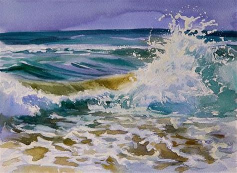Daily Paintworks Ocean Wave Original Fine Art For Sale Beata