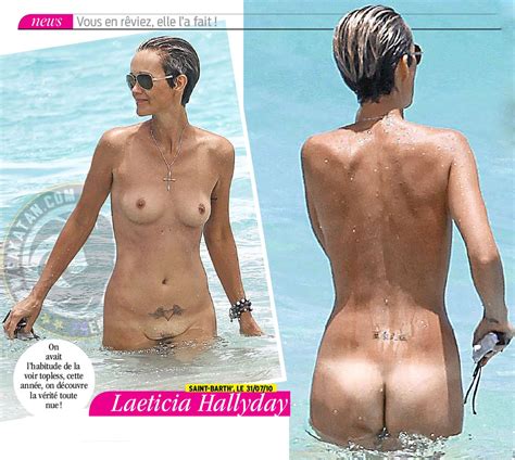 Laeticia Hallyday Topless Rendezvous