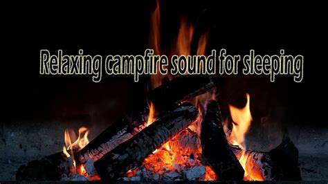 3h Relaxing Campfire Sound For Sleeping раслабляющий звук костра для
