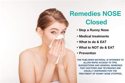 Runny nose is commonly caused by change in temperature, the cold, flu, or allergies. Stop runny nose Reviews