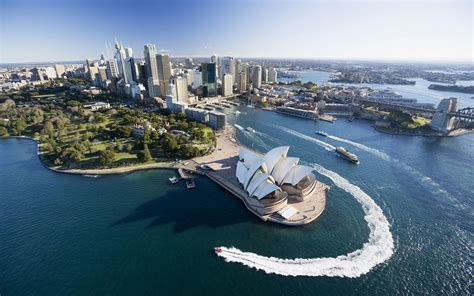 Brimming with history, nature, culture, art, fashion, cuisine, design. Beautiful Water View of Sydney City of Australia | HD ...