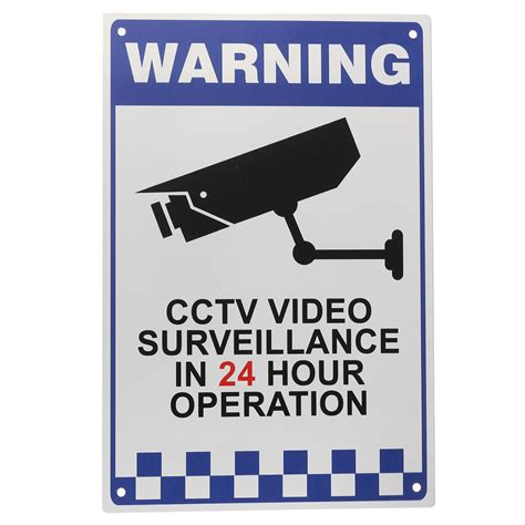 Peringatan Cctv Peringatan Cctv Tanda Stiker Keamanan Kamera Video