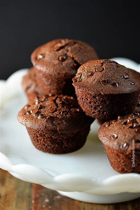 Maybe you would like to learn more about one of these? Chocolate Chocolate Chip Muffins Recipe - Add a Pinch