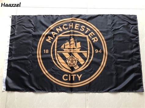 3ft X 5ft 3 X5ft Rare Manchester City Flag Football Club Polyester