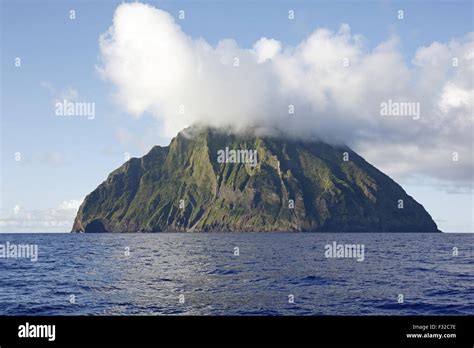 View Of Active Volcanic Island Minami Iwo Jima Iwo Islands Ogasawara