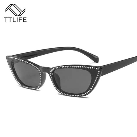 Ttlife 2019 New Women Cat Eye Vintage Sunglasses Brand Designer Retro Points Sun Glasses