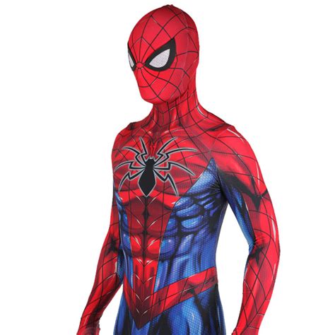 Ultimate Spider Man All New Cosplay Halloween Costume Superhero New Into The Spider Zentai