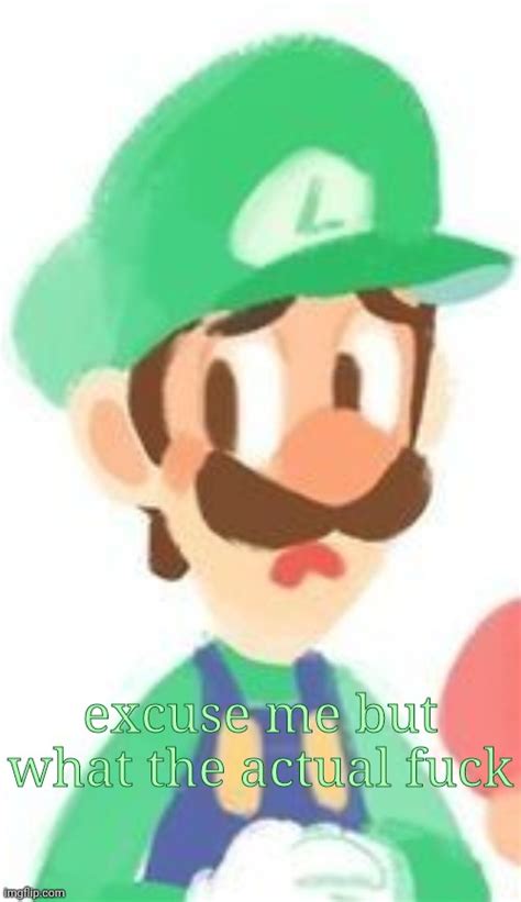 Luigi What Blank Template Imgflip