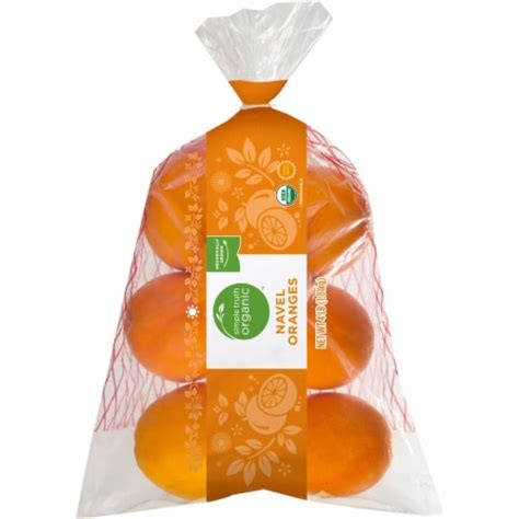 Simple Truth Organic™ Navel Oranges 4 Lb Harris Teeter