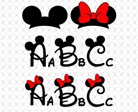 Disney Font Svg Disney Font Svg Files For Cricut Disney Font Etsy In