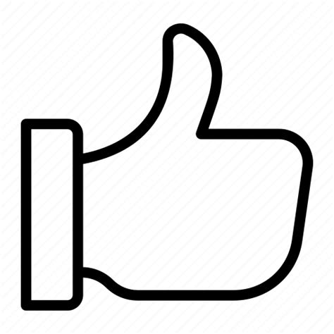 Like Hands Gestures Thumb Up Finger Button Icon Download On