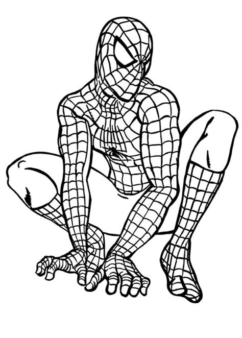 Dibujos para colorear de Spiderman | Colorear imágenes