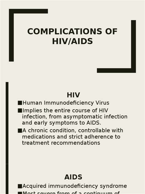 Complications Of Hiv Candidiasis Hivaids