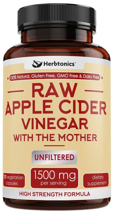 You are using an older browser version. High Strength Raw Apple Cider Vinegar Capsules with Mother ...
