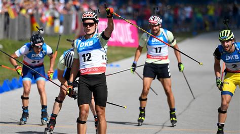 Sommer-Biathlon-WM: Philipp Horn gewinnt Supersprint der Männer