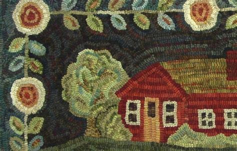 Rug Hooking Pattern Home Sweet Home 20 X 36 P196 Primitive Rug